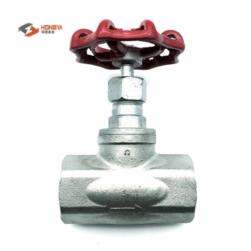 stainless steel globe valve threaded end NPT BSPT